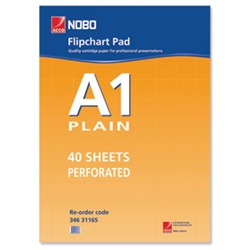 A1 Flipchart Pads Plain [Pack 5]
